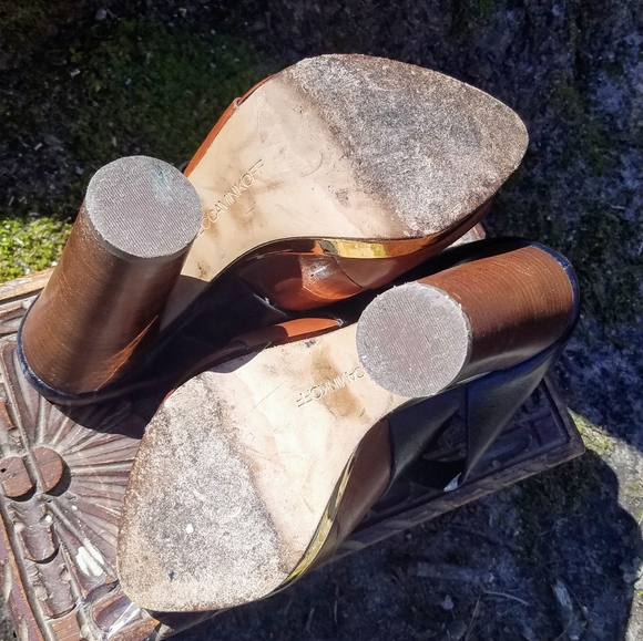 Rebecca Minkoff Mules Sandals 4" Stacked Heels - Picture 8 of 8